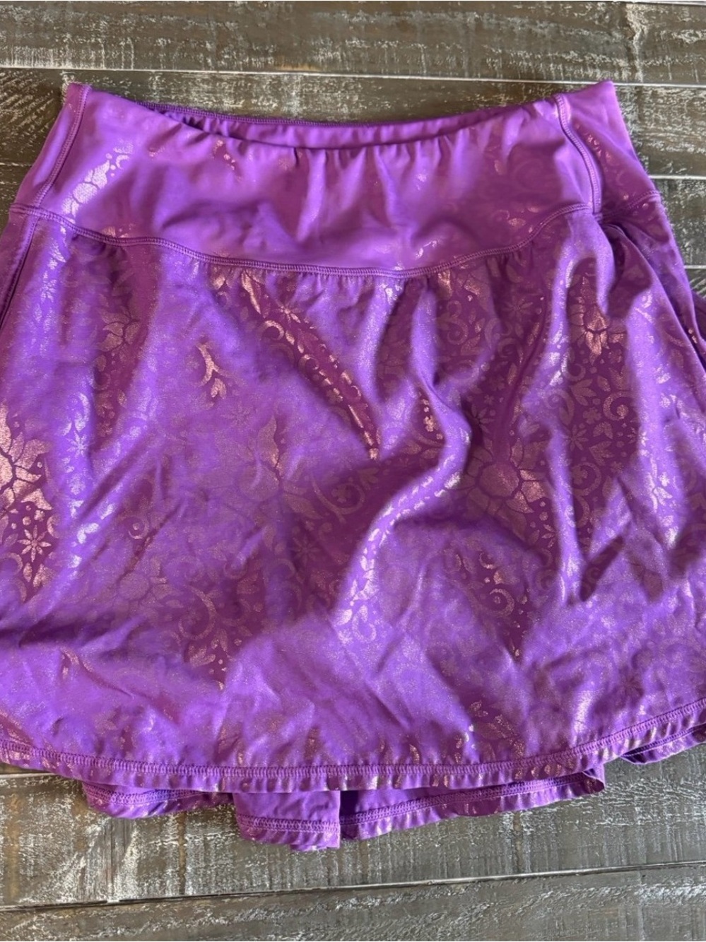 Crowned Athletics Golden Dreamer Rapunzel Athletic Skort